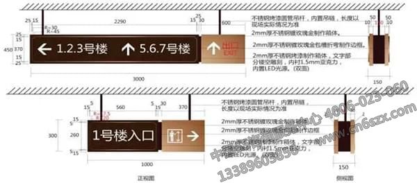 地下車庫方位指示牌