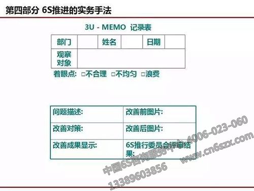 6S推進(jìn)的實(shí)務(wù)手法